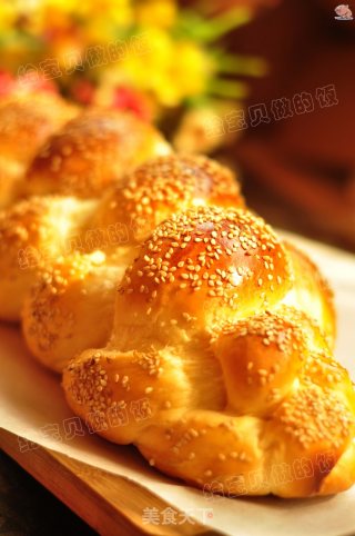 Egg Milk Braided Bread recipe