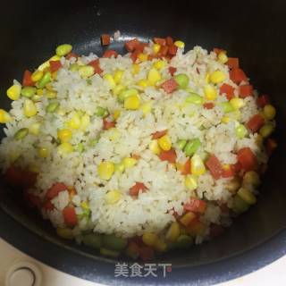 One-pot Rice with Mixed Vegetables recipe