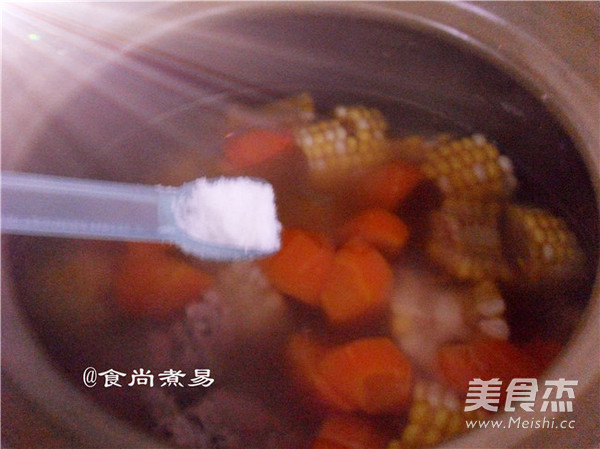 Corn Carrot Pork Bone Soup recipe