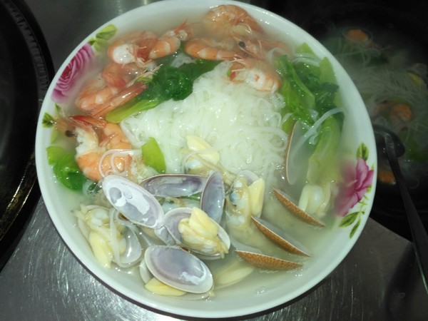 Seafood Noodles recipe