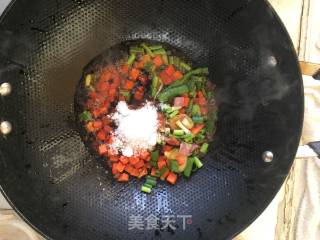 Braised Rice with Pork Ribs and Wax Intestines recipe