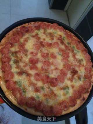 9 Inch Tuna Ham Pizza recipe