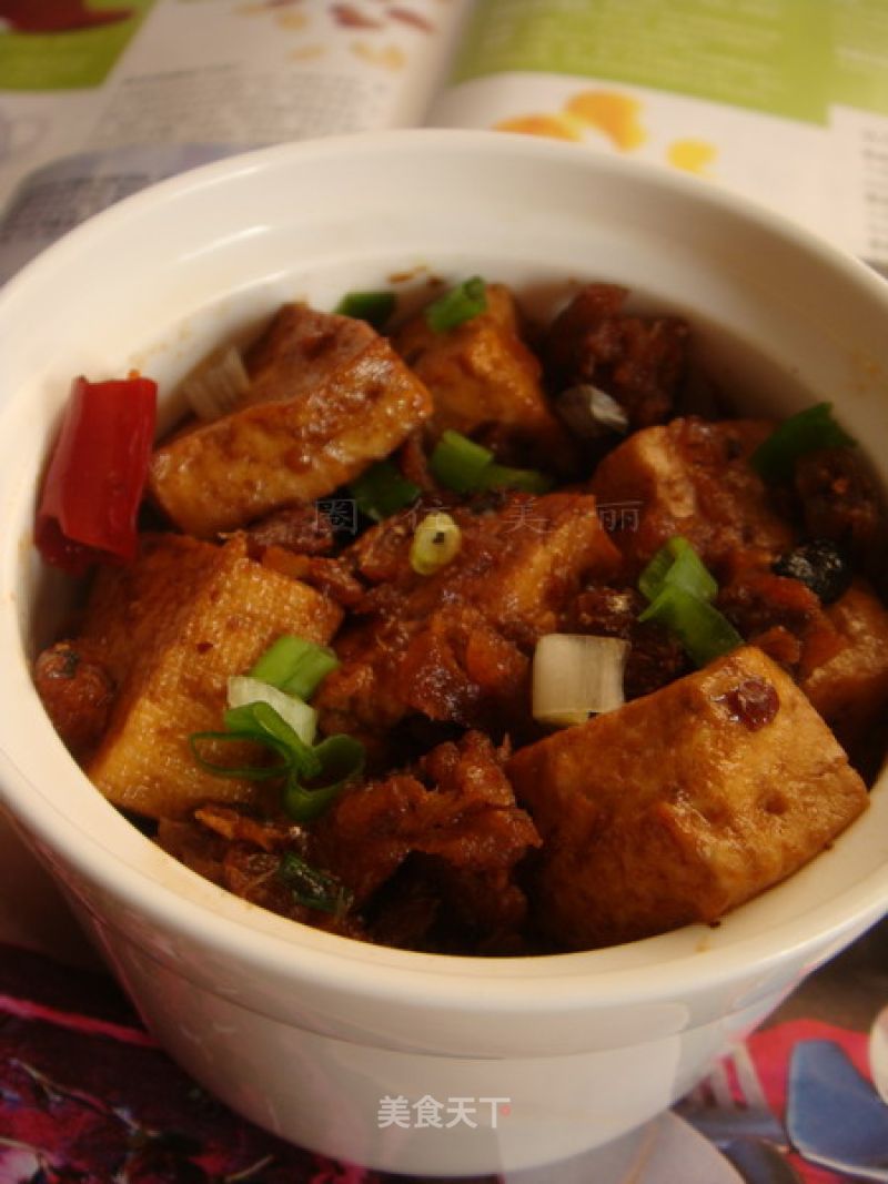 Braised Tofu with Tempeh and Dace