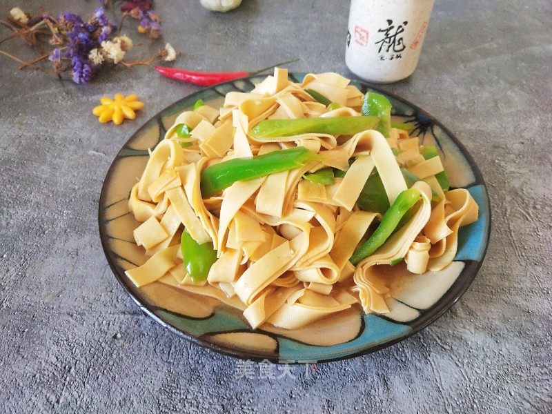Hometown Food ~ Stir-fried Dried Tofu with Hot Pepper recipe
