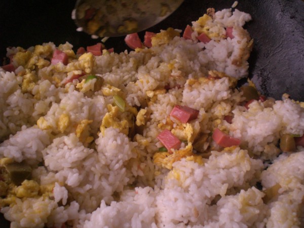 Fried Rice with Ham recipe