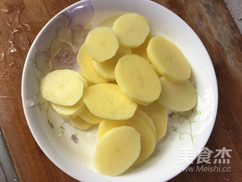 Fried Shrimp with Potatoes recipe