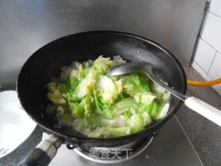 Stir-fried Green Kale with Tomatoes recipe