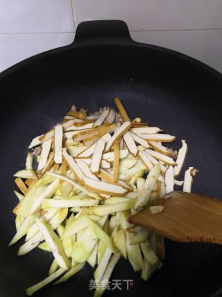 Stir-fried Eggplant Strips with Minced Meat recipe