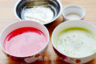 Two Pure Natural Juices Mix and Match to Create A Different Taste-watermelon Green Jelly Cup recipe