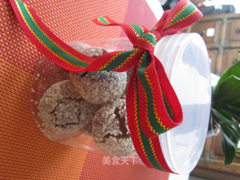 Chocolate Crackle Cookies recipe