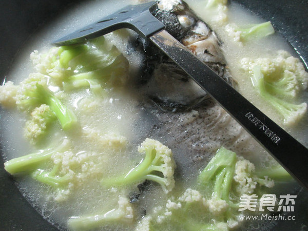 Cauliflower Fish Head Soup recipe