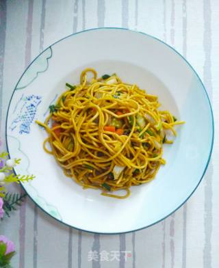 Stir-fried Soy Noodles with Mixed Vegetables recipe