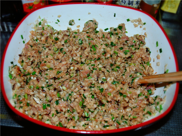 Lotus Root Pork Dumplings recipe