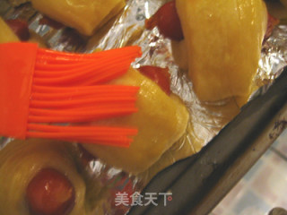 Danish Bread Roll Crispy Sausage recipe