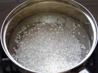 Watermelon Coconut Milk Sago recipe