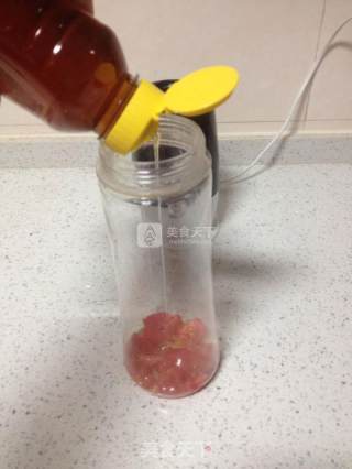 Mango Tomato Two-color Juice recipe