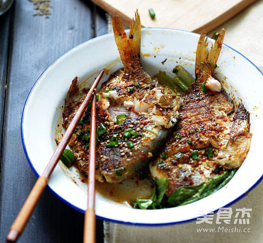 Grilled Pomfret with Cumin recipe