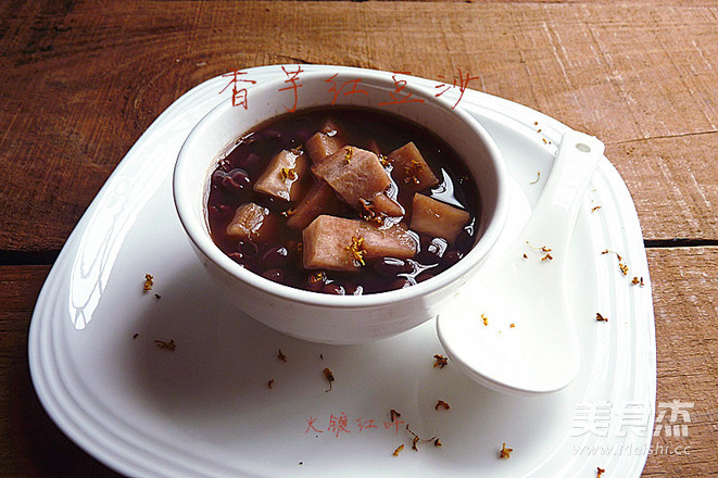 Sweet Taro and Red Bean Paste recipe