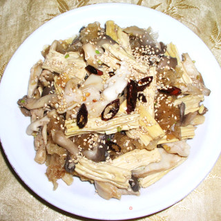 "mushroom" Power "food" Foot-mixed Mushrooms Mixed with Yuba recipe