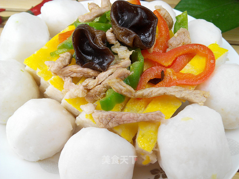 Steamed Fish Cake and Fish Balls