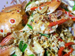 Braised Three-eyed Crab in Oil recipe