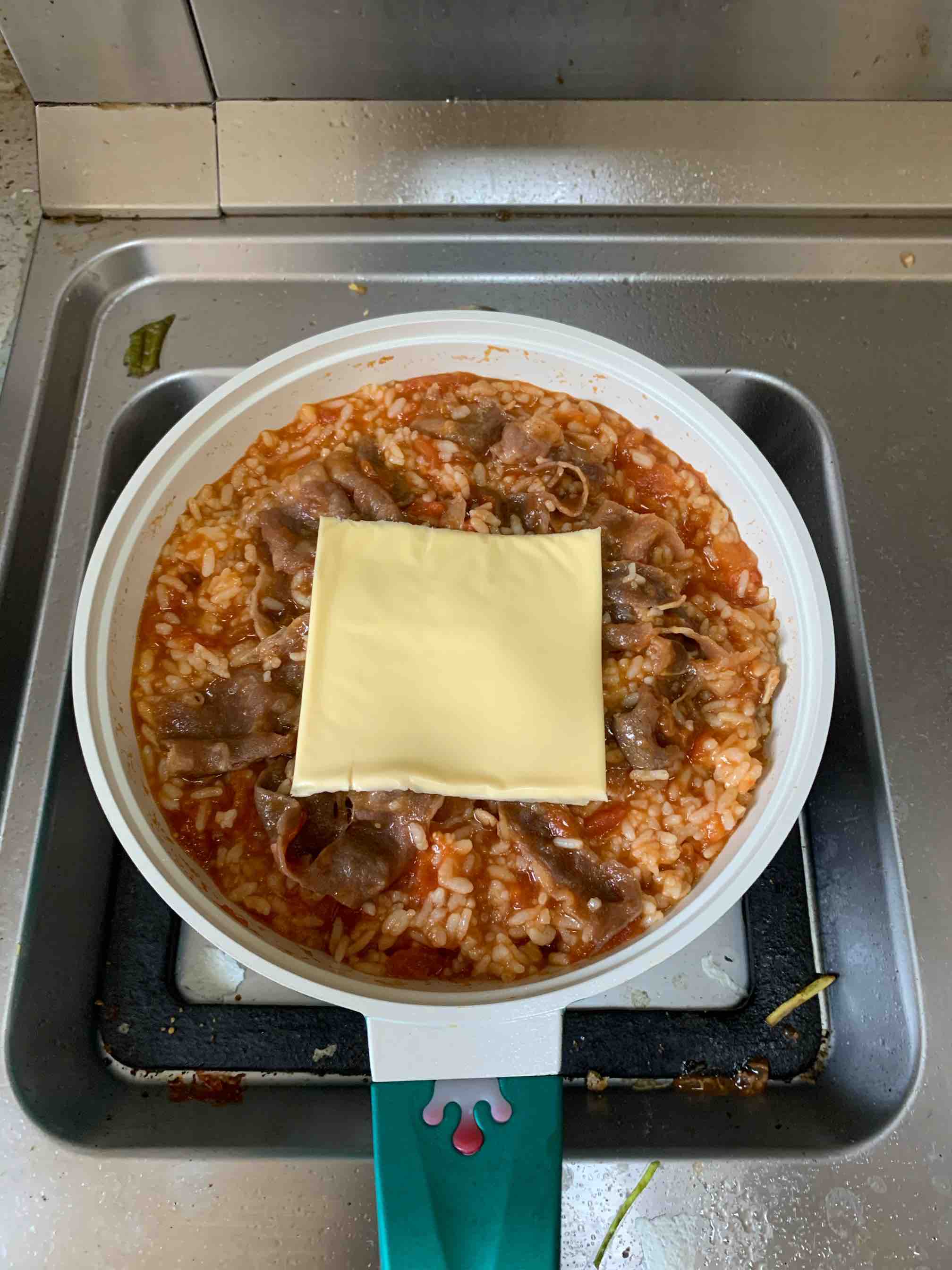 Cheese Tomato Soup Rice recipe