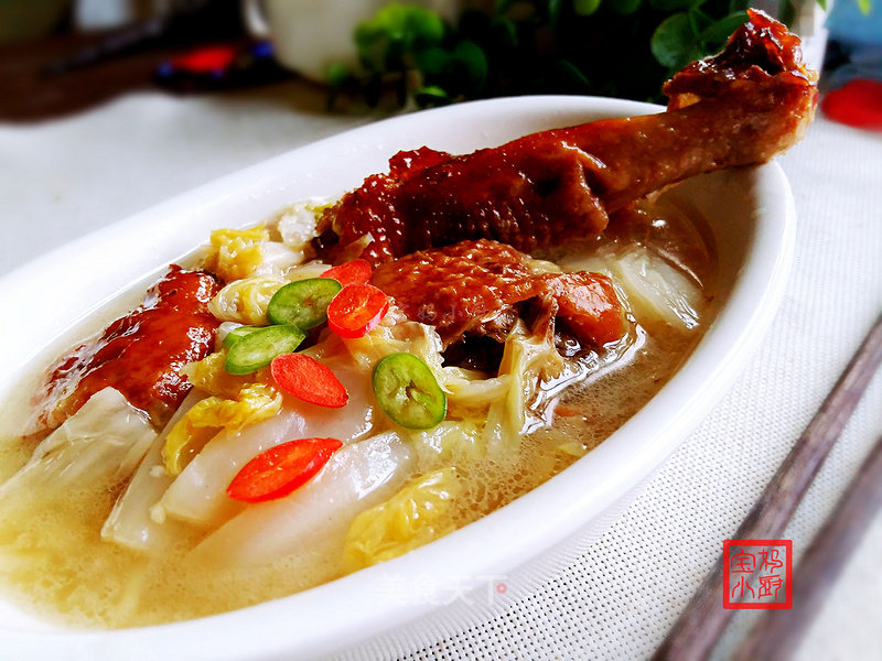 Roast Duck and Cabbage Soup recipe