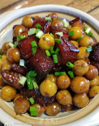 Braised Pork with Chestnuts recipe