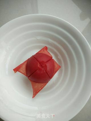 Tomatoes Mixed with Sugar recipe