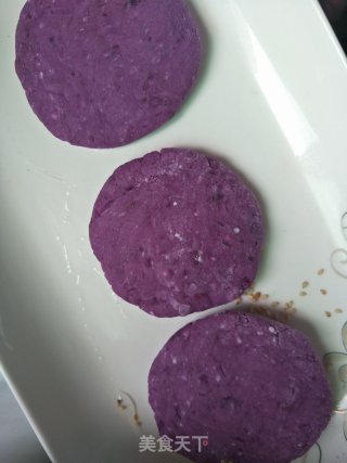 Purple Sweet Potato Glutinous Rice Cake recipe