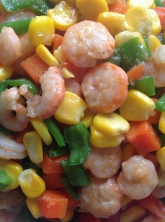 Three-color Shrimp recipe