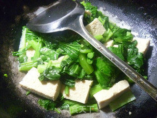 Frozen Tofu and Boiled Rapeseed recipe