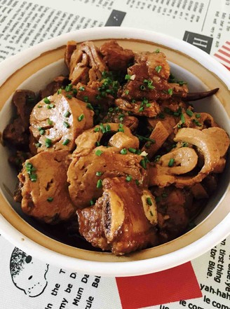 Vegetarian Chicken Braised Pork Ribs recipe