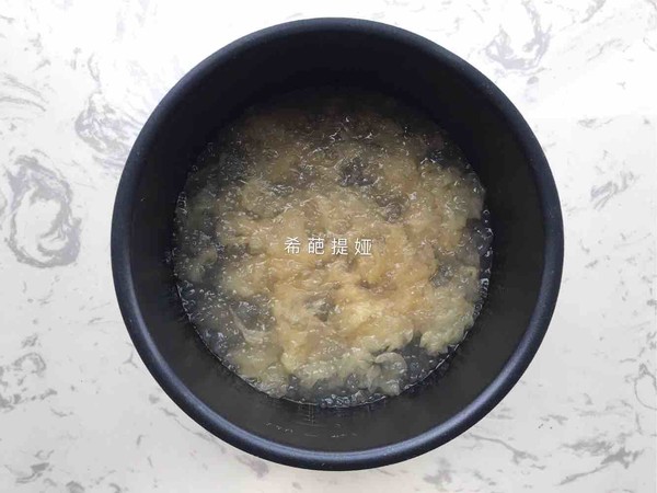 Tremella Sago Porridge recipe