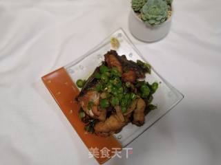 Stir-fried Grass Carp with Green Peppers recipe