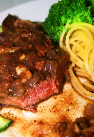 【valentine's Day Candlelight Dinner】black Pepper Steak Pasta recipe