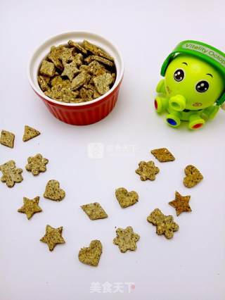 #aca烤明星大赛# Oatmeal Seaweed Molar Biscuits recipe