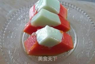 Papaya Flavored Milk Jelly recipe