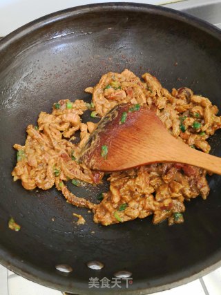 Shredded Pork with Vegetable Pepper recipe
