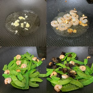 Stir-fried Snow Peas with Shrimps recipe