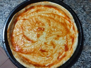 Very Simple Home-cooked Pizza recipe