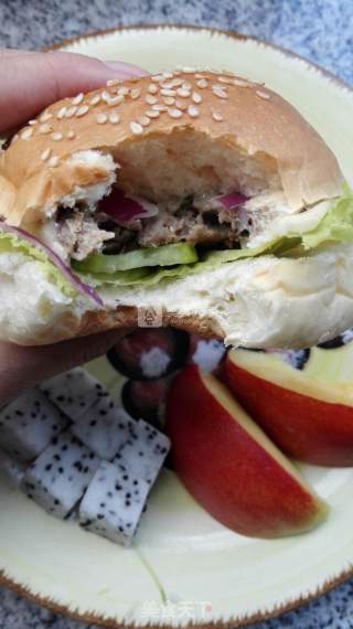 Beef Veggie Burger recipe