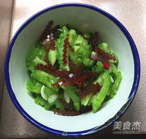 Hawthorn Cake Sweet and Sour Bitter Gourd recipe