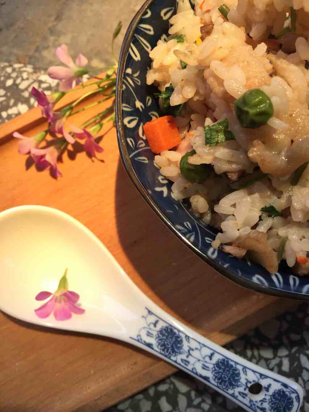 Grandma Pan Fan in Memory~~taro Rice recipe
