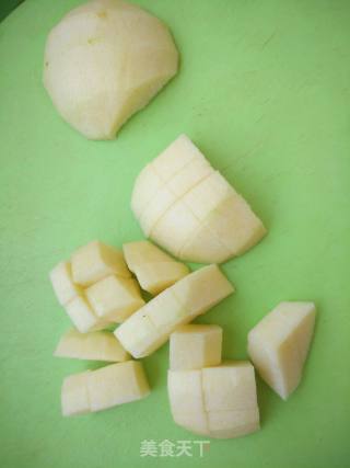 Stewed Wolfberry with Apple and Rock Sugar recipe