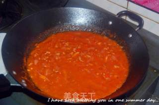 Spaghetti with Tomato Minced Meat recipe