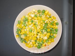 Corn Pea Carrot Cake recipe