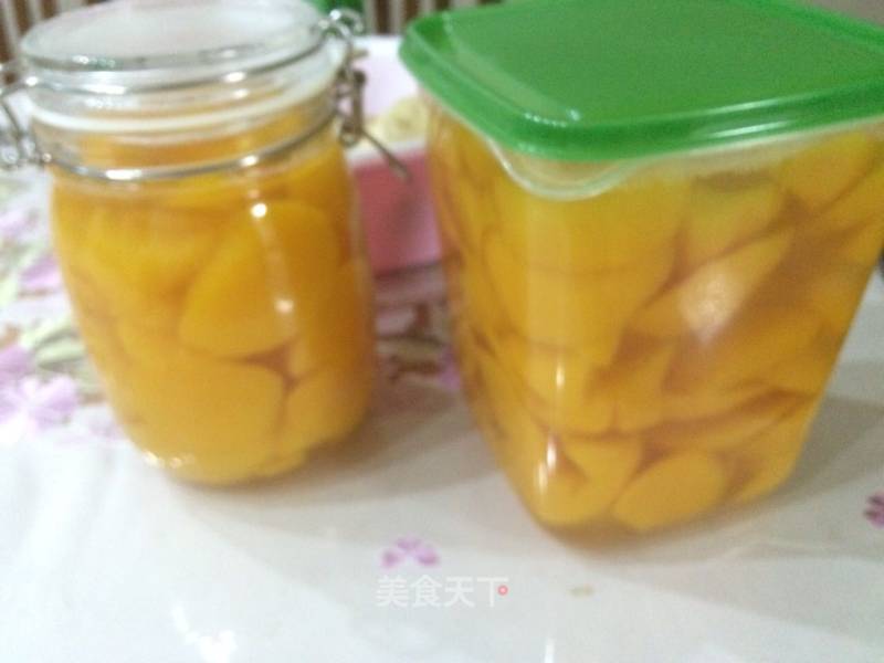 Canned Yellow Peach recipe