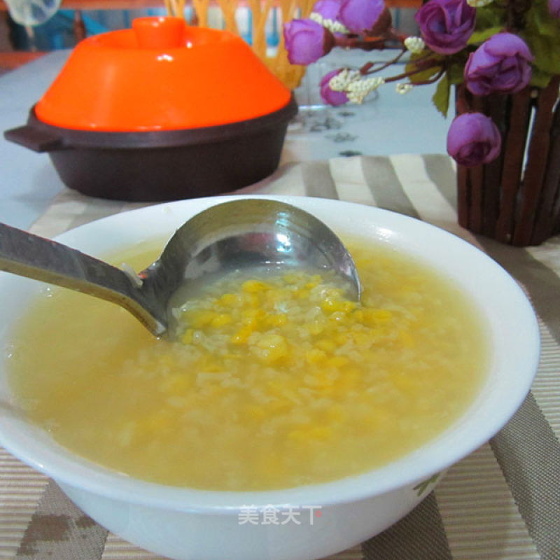 Corn Glutinous Rice Porridge recipe