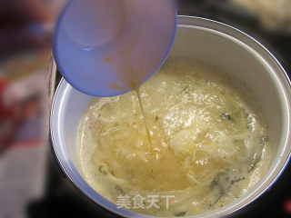 Enoki Mushroom and Cilantro Egg Drop Soup recipe
